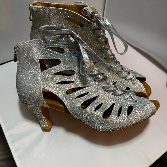 Ballroom Dance Shoes for Social Dancer Beginner Size 11 - Picture 5 of 11